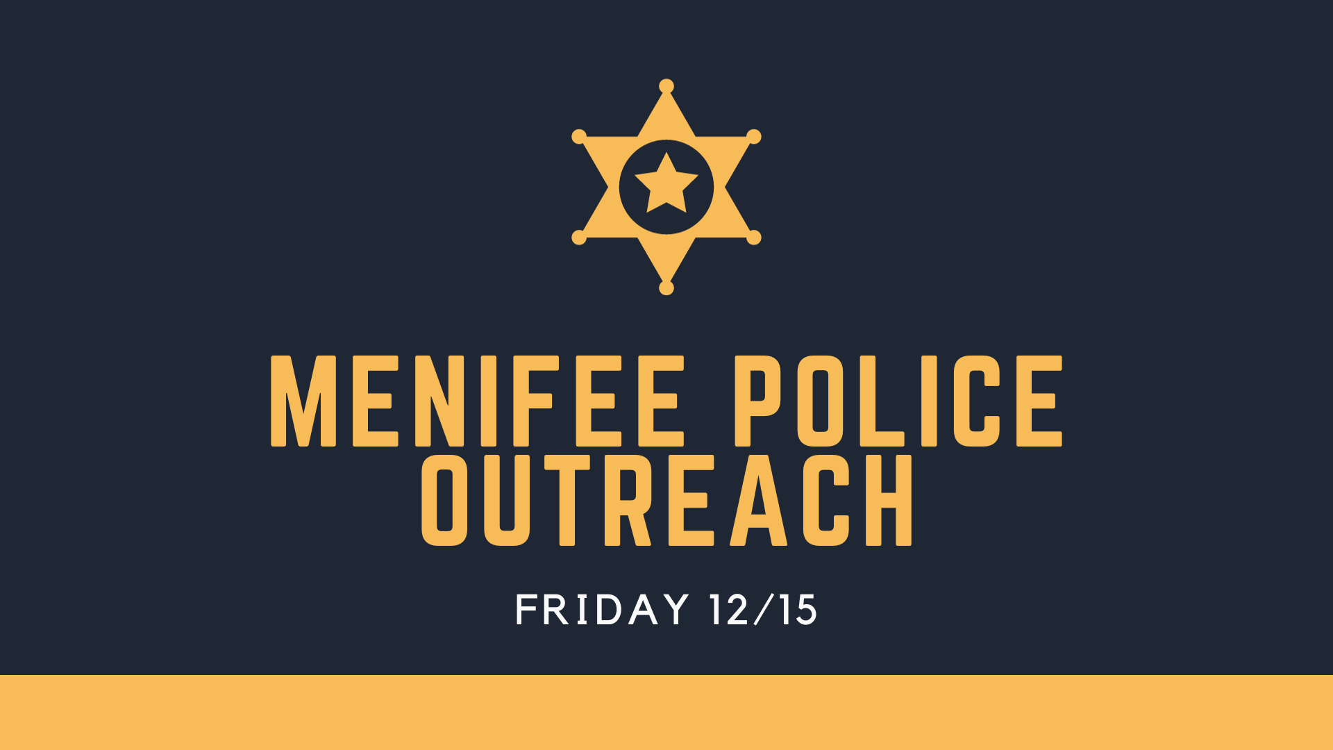 Menifee PD Lunch Outreach